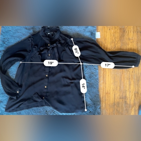 ZARA RUFFLE SHIRT - Picture 6 of 6